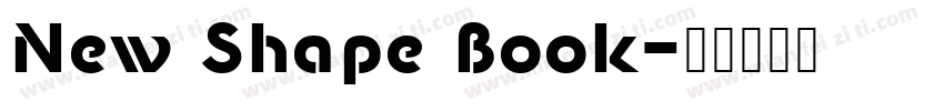 New Shape Book字体转换